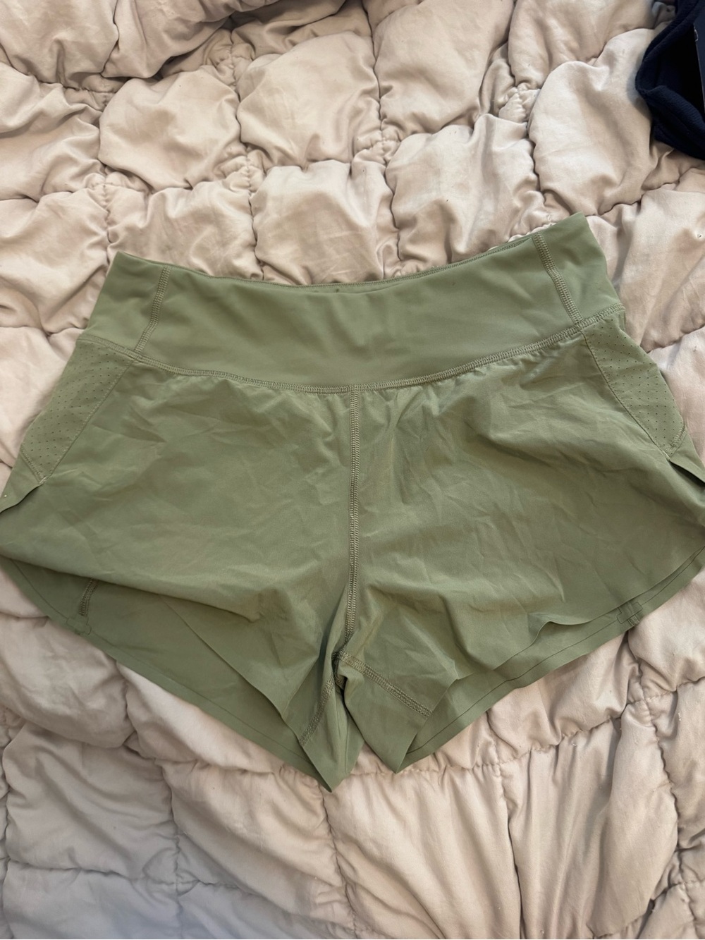Athleta Olive Green Women's Running Shorts
